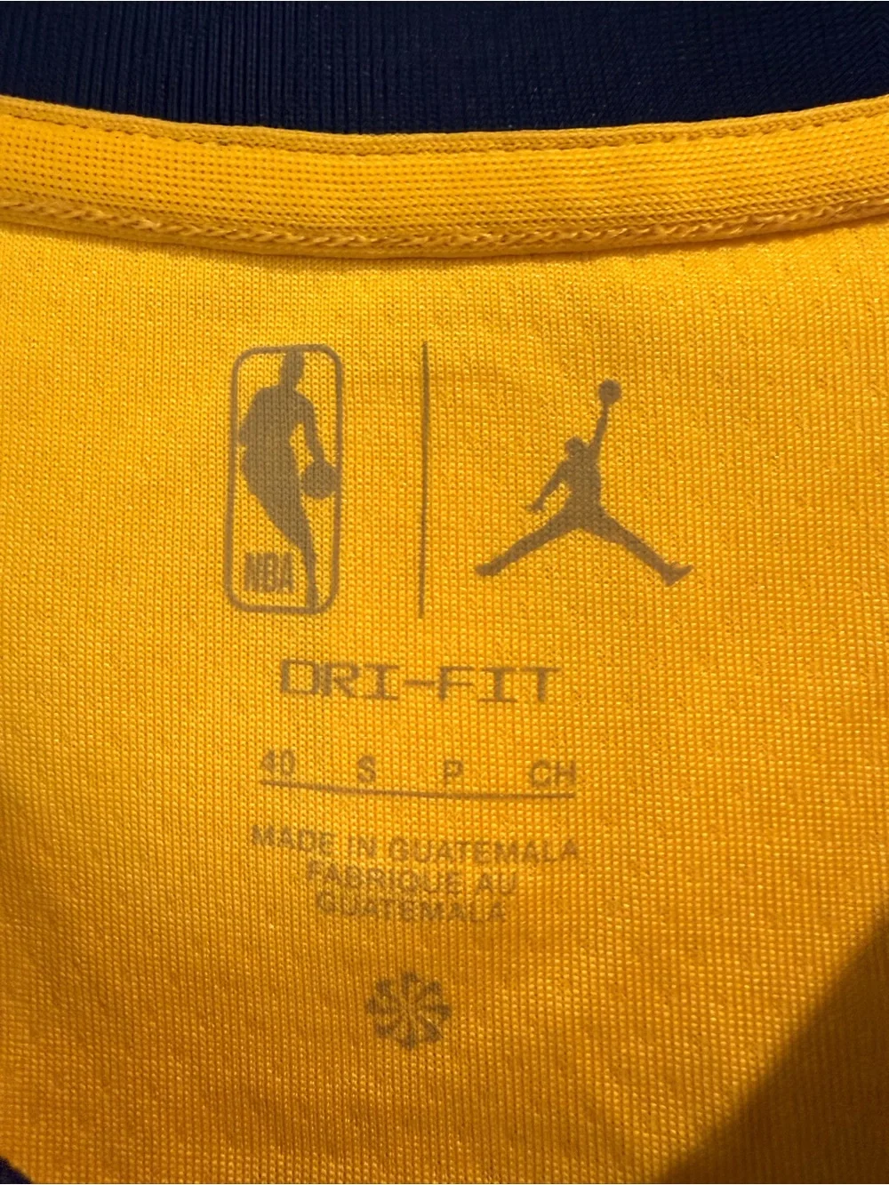 Jordan Indiana Pacers #23 Yellow/Navy Aaron Nesmith Basketball Jersey